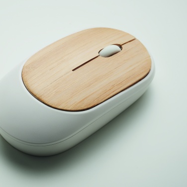 Logotrade promotional item image of: Wireless mouse in bamboo